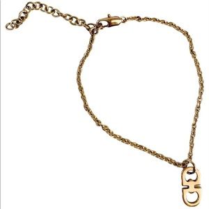 FERRAGAMO Authentic Gold Logo Bracelet - NWOT